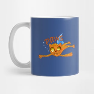 Funny Cat Paws Design Mug